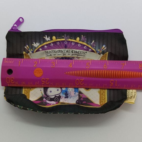 Sentimental circus zipper pouch / bag - Picture 4 of 4